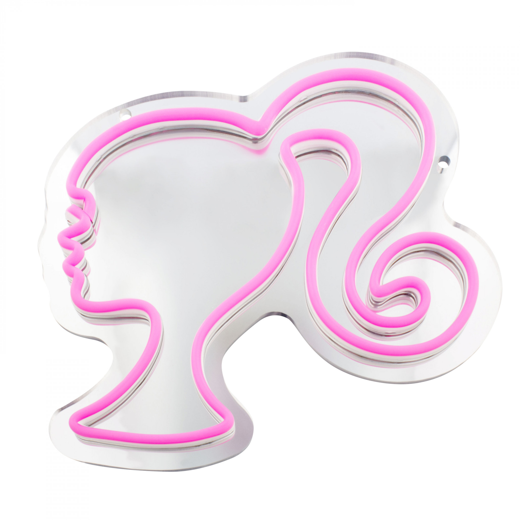 Barbie Silhouette LED Light with Mirror